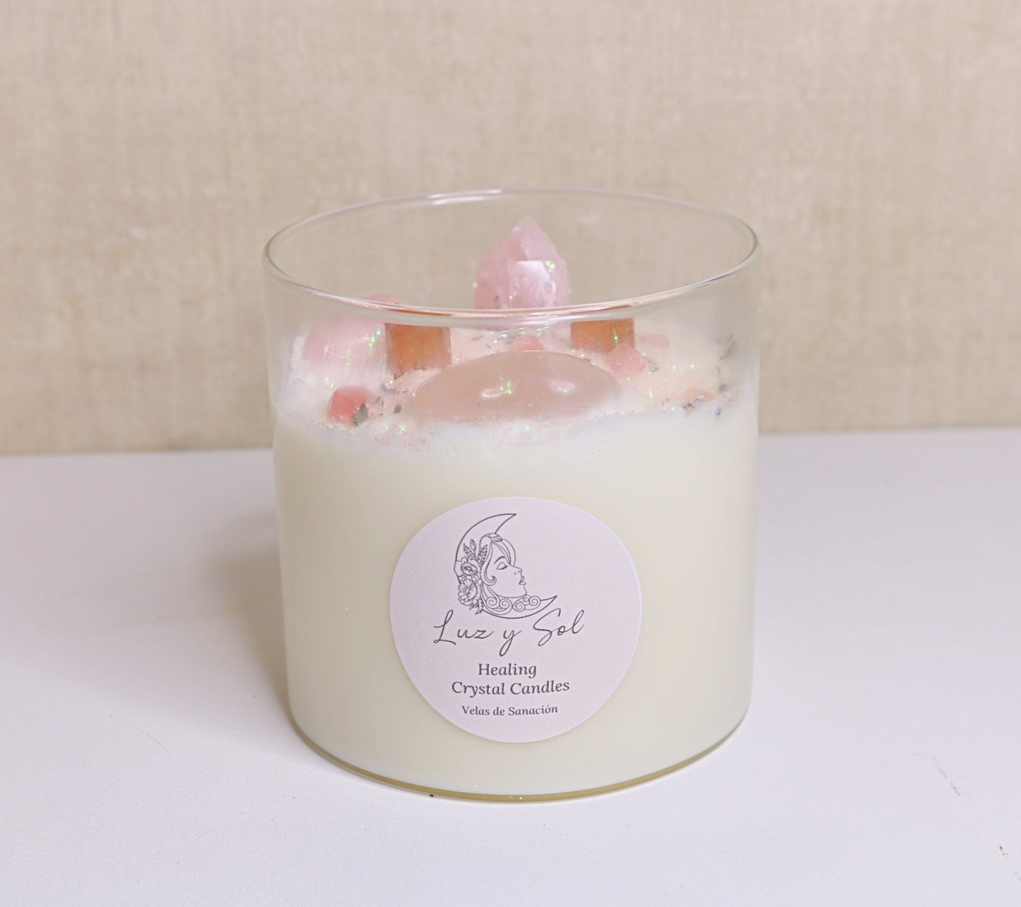 Self Love Rose Quartz Candle