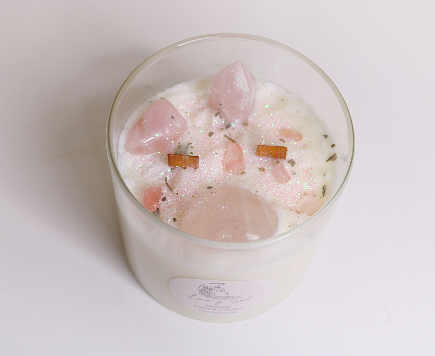 Self Love Rose Quartz Candle