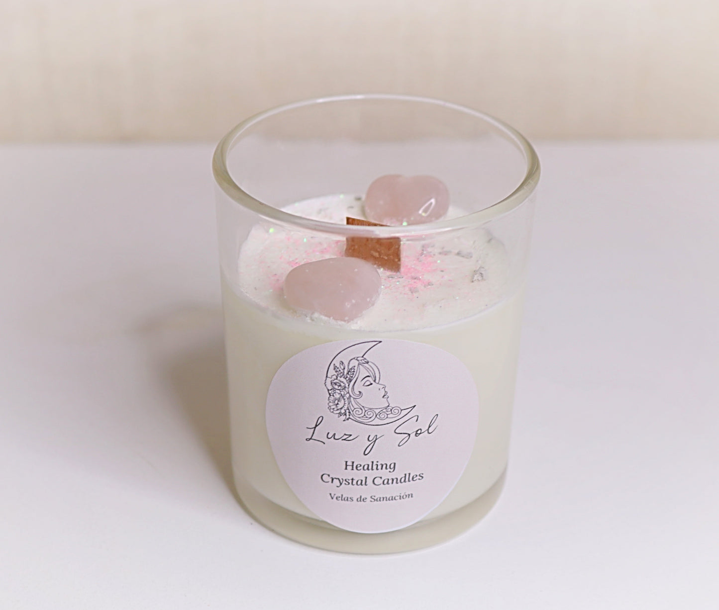 Self Love Rose Quartz Candle