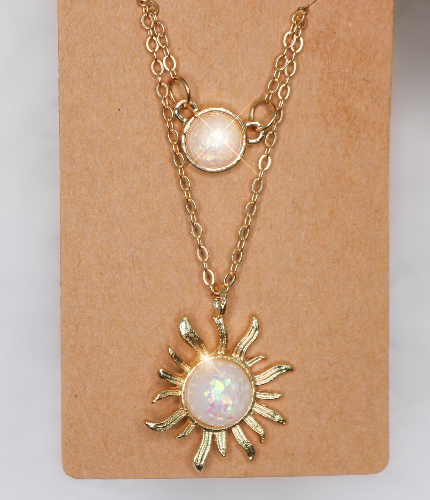 Sol Necklace Set Gold Plated