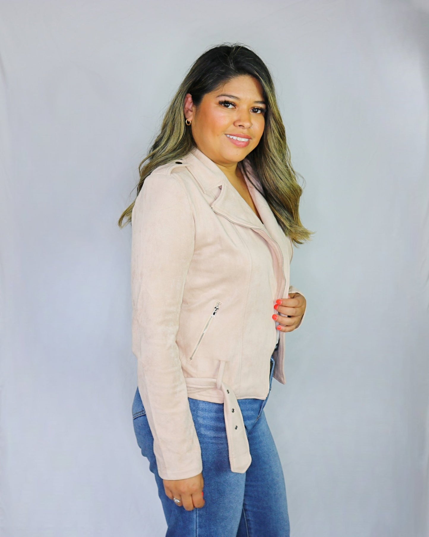 Angelic Suede Jacket - Luvina Boutique