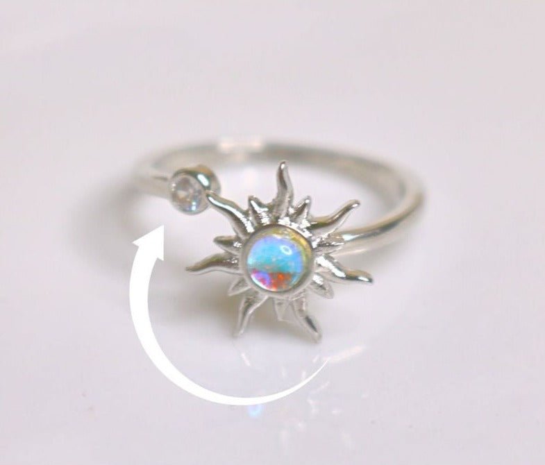 Esperanza Anxiety Silver Ring - Luvina Boutique