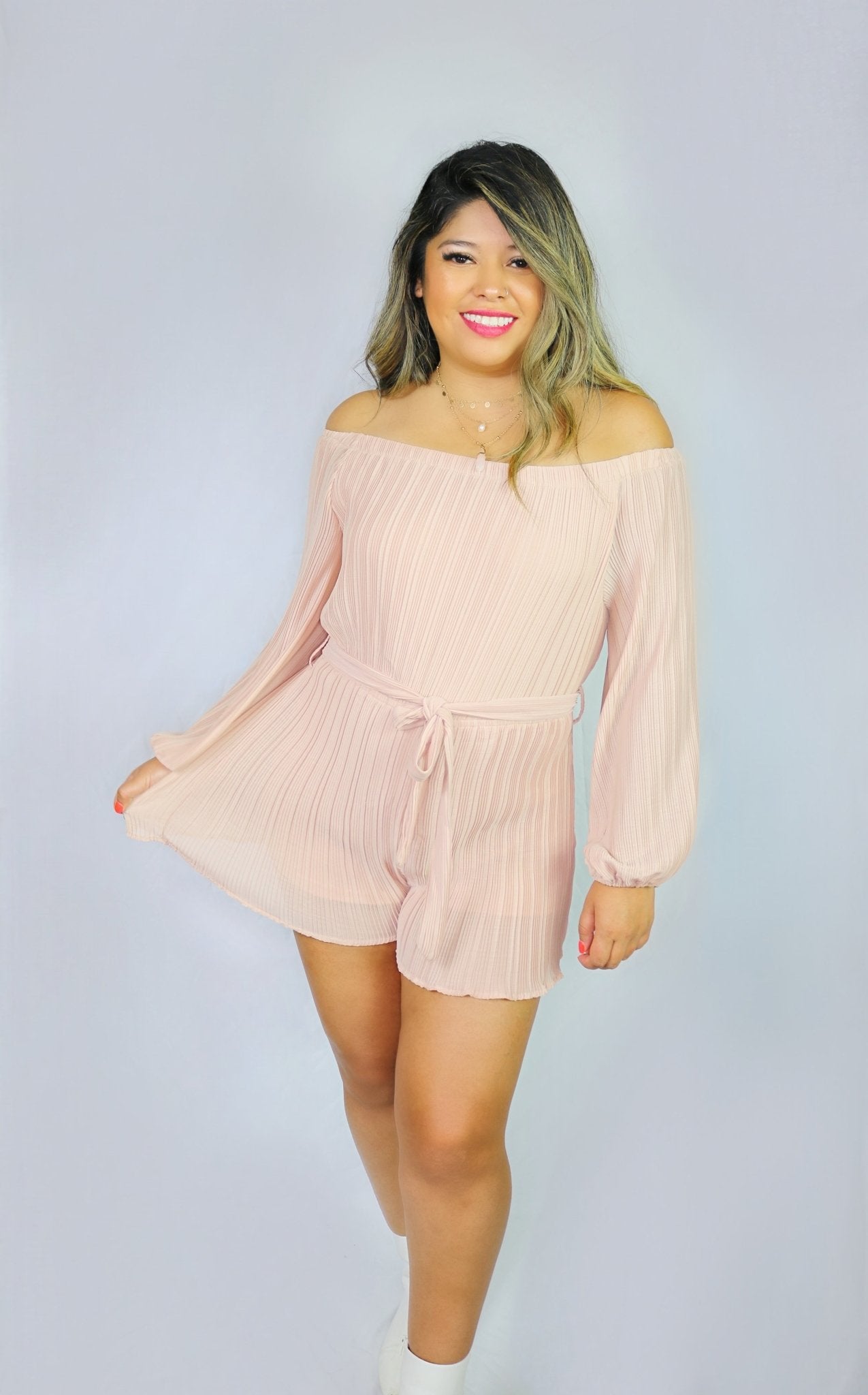 Everlasting Pink Romper - Luvina Boutique